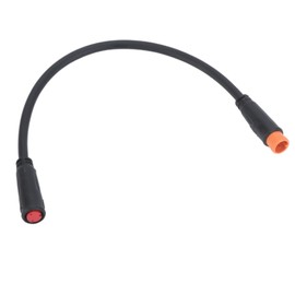 Powallon Electric Bike Brake Adapter Cable, 2-Pin Female to 3-Pin Male, 5.9 inches, Black