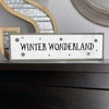 Christmas Wood Signs (Medium - Wood And Metal, Winter Wonderland)
