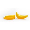 35Pcs Artificial Bananas,Cute 1/12 Scale Yellow Mini Banana Models,Lifelike Fruit