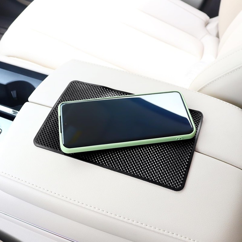 yuntop 2 Pack Car Dashboard Anti-Slip Rubber Pad, Car Dashboard