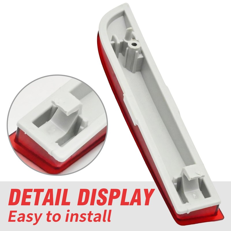 CADUFUELLY 81920-13022 Rear Left and Right Bumper Reflector Replacement Lamp,