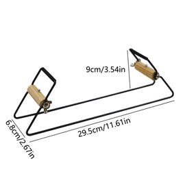 SagaSave Weaving Beading Machine, Stainless Steel Bead Weaving Loom Frame, Jewelry Loom Beading Loom for DIY Necklace Bracelet Weaving, Black