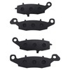 Yerbay Brake Pads Front/Rear Kit for Kawasaki VN900 Vulcan Classic