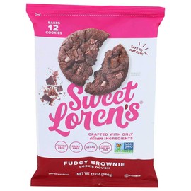 Sweet Lorens Fudge Brownie Cookie Dough, 12 Ounce -- 6 per case.