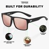 TOROE Classic RANGE TR90 Frame Polarized Unbreakable Sunglasses with Hydrophobic