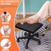 Footrest Under Desk Leg Rest Ottoman Adjustable Height Foot Stool