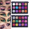 Mysense 30 Colors Glitter Eyeshadow Palette,Party Diamond Pressed Pighmented Mineral