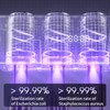 Wall Mounted Toothbrush Holders, Automatic Toothpaste Dispenser, 3 Cup Rechargeable