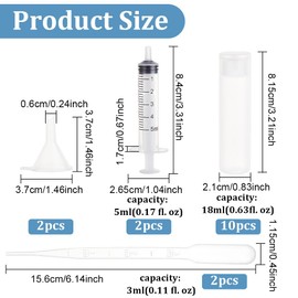 BENECREAT 10 Pack 18ml 0.6oz Small Travel Squeeze Bottles Refillable Makeup Foundation Container Travel Essentials Sample Bottles for Toiletries, Shampoo Toner Cosmetic