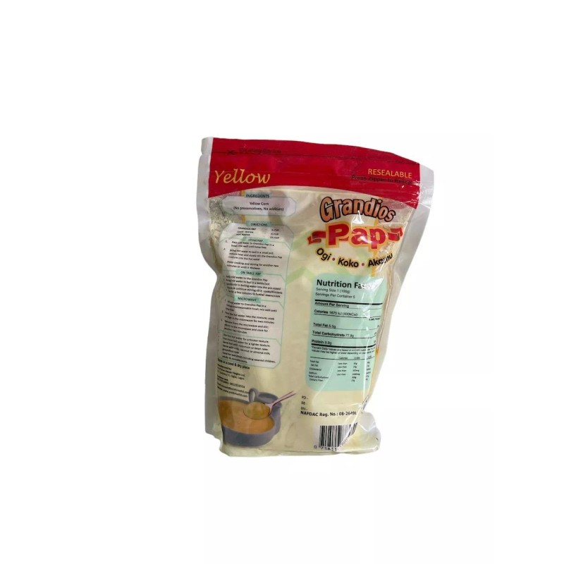 Grandios Fermented Corn and Brown Guinea Corn Powder (Ogi/Akamu/Pap