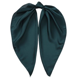 FAIRYGATE Schal Grün Damen Schal Kopftücher Halstuch Seide Gefühl Schals Frauen Elegant Seidenschal Seidentuch Scarf Bandana Taschentuch Ansatz Handgelenkband A2316