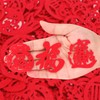 HOWAF 140pcs Chinese New Year Decorations centerpieces,Felt Fu Character for