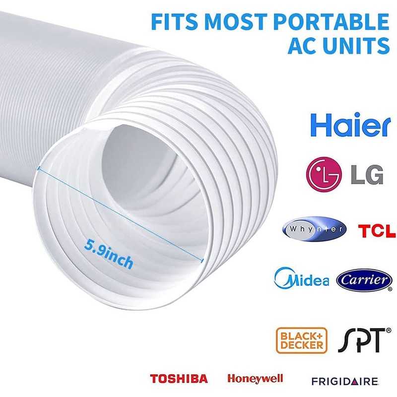 Air Conditioner Hose, AOPANDA Portable Air Conditioner Exhaust Hose, 5.9