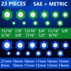 ZKTOOL 23PCS Magnetic Socket, Inserts for SAE and Metric, 5/16"