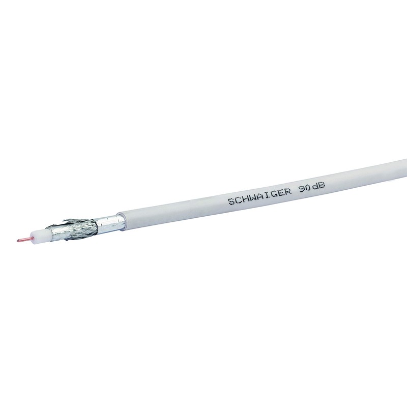 Schwaiger KOX710 052 Satellite Coaxial Cable White