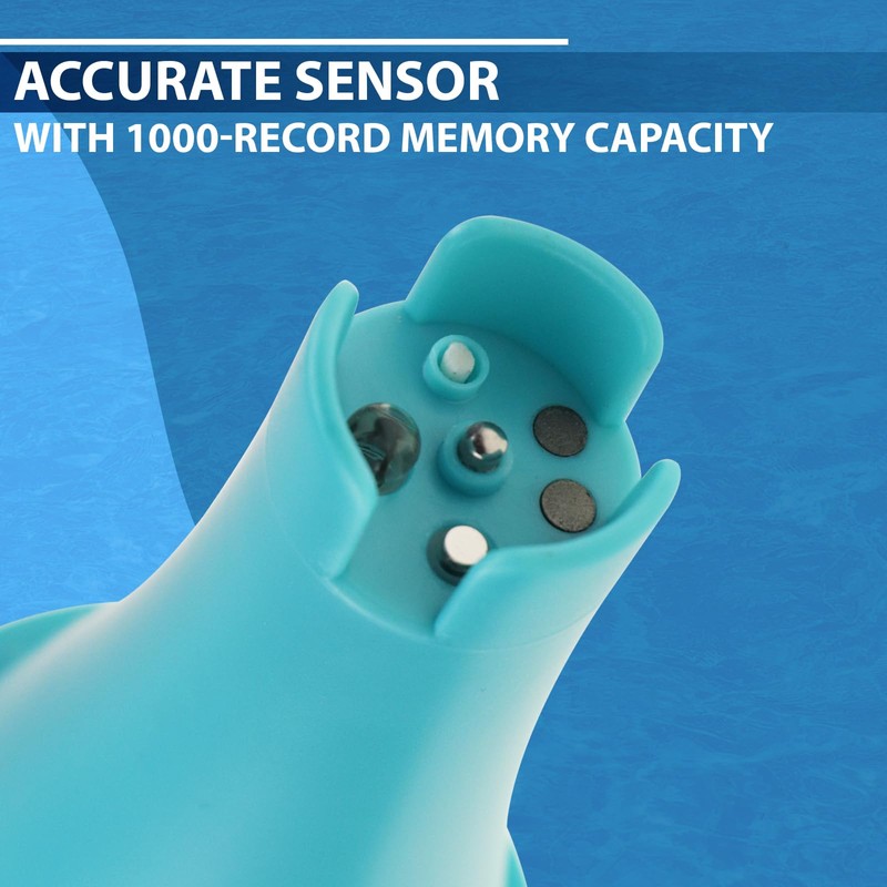 6 in 1 Water Tester with Bluetooth & Data Storage