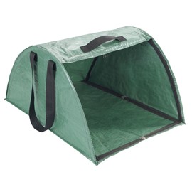 Garden Tool Model XL Leaf Collector Efficient Leaf Collecting with Sweeping Edge Environmentally Friendly Made of Plastic PP and Fibreglass Green 50 x 35 x 75 cm