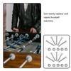 Kisangel 12pcs Foosball Screws Nuts Foosball Table Fastener Table Stability