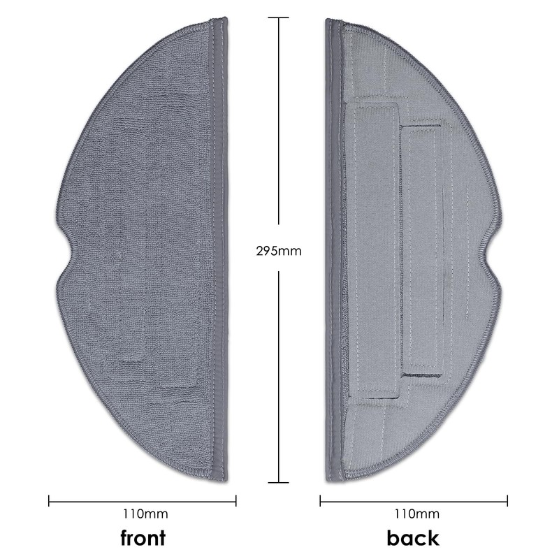 (7 Pack) Dual Sonic Mop Cloth Compatible with Roborock S8