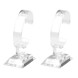 2PCS Clear Watch Display Stand Transparent Watch Stand Holder Wrist Jewelry Bracelet Display Stands Rack for Home Or Store Use