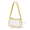 Leanoria Clear Tote Bag Stadium Approved Clear Purse PVC Handbag