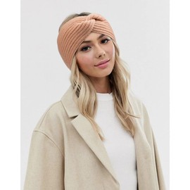 DRESHOW Women Warm Knitted Headband Winter Ear Warmer Crochet Head Wraps Thick Fleece Lining Hair Bands