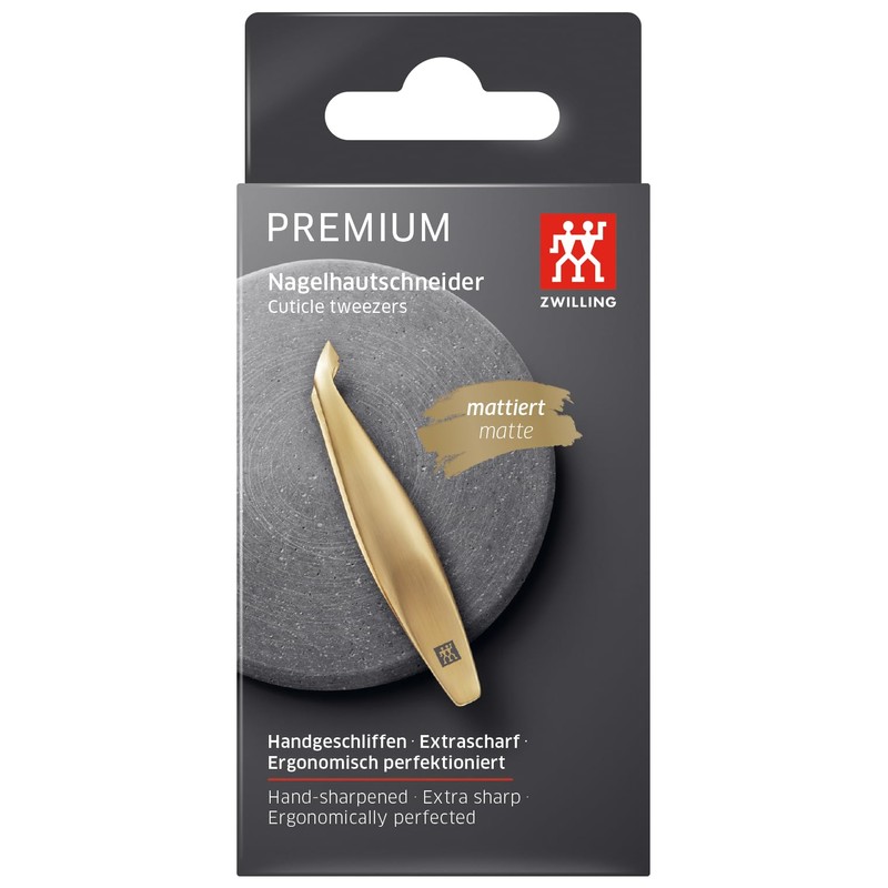 ZWILLING Cuticle Clippers (Precise Removal of Cuticle Remnants, Sharp, Angled
