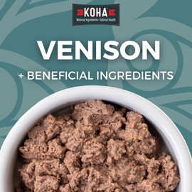 KOHA Limited Ingredient Diet Venison Entrée for Dogs - Grain Free Wet Dog Food with No Fillers - Sensitive Stomach Venison Dog Food, 13 oz - Trial Pack (3 Cans)