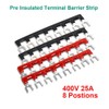 MILAPEAK 8pcs (4 Sets) 8 Positions Dual Row 600V 25A