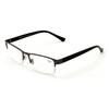 Metal Rectangular Progressive Clear Lens No Line Reading Glasses Tri-Focal