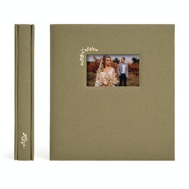 La Lente Premium Scrapbook Album – Acid-Free Photo Album with Writing Space – 100 Pages for Size 4x6 – Holds 500 Photos – Wedding, Baby, Travel & Family Memories