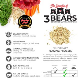 Grandma Lucy's 3 Bears Beef Dog Food - 1lb