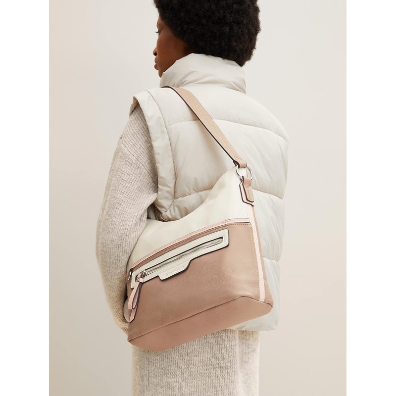 TOM TAILOR Women's Jule Hobo Bag, Mixed Maritime, Mixed Rose,