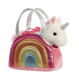 Aurora Aurora? Fashionable Fancy Pals? Over The Rainbow Unicorn? Stuffed Animal - On-The-go Companions - Stylish Accessories - Multicolor 7 Inches