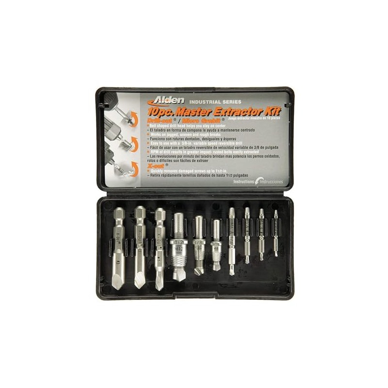 Alden 1007P 10 Piece Master Extractor Kit