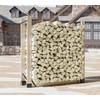 Fire Beauty Firewood Log Storage Rack 2-Pack Bracket Kit, Heavy