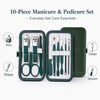 10-Piece Stainless Steel Manicure Set for Nail Care – Portable
