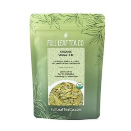 Organic Senna Leaf Loose Leaf Tea - 1oz Bag (Approx. 15 Servings) | Full Leaf Tea Co.