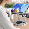 Eynshoo Soporte para Tablet Multiangulo Giratorio 360, Plata