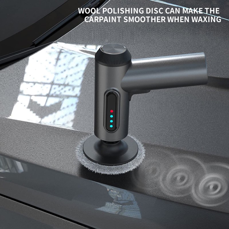 Car Wireless Polishing Machine,Cordless Car Buffer Polisher Kit USB Charging