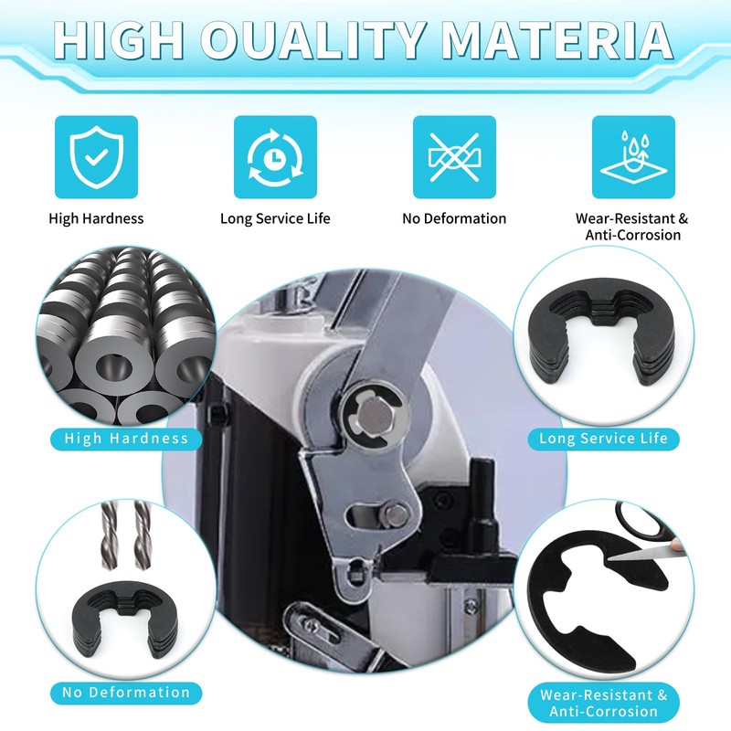 External Retaining Ring E-Clips Set, 450Pcs Snap Opening Ring Circlip