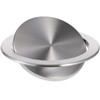 Generic Trash Can Lid: Embedded Countertop Built-in Trash Chute Round