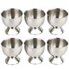 Egg Cup Tray Stainless Steel Soft Boiled Egg Cups Holder