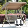 2PCS Plastic Fixing Screw Black for Garden Swing Canopy Frame