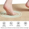 EXGUEACK Corner Shower Mats Non Slip 23.6" x 23.6", Quadrant