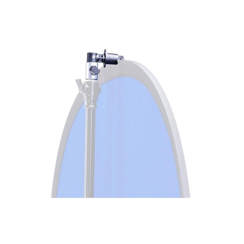 Flashpoint Backdrop and Reflector Holder Clip with 7' Light Stand