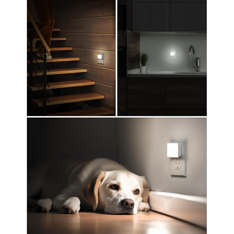 L LOHAS LED Night Lights Plug into Wall 2-Pack, 0.3W