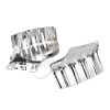 Unbranded Chrome Front Brake Caliper Insert Set Cover For Harley