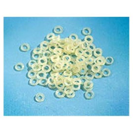 Intra-Oral Class II Orthodontics Latex Elastic Clear Bands Class 100 elastic per bag (4.5 oz, Size 1/4)