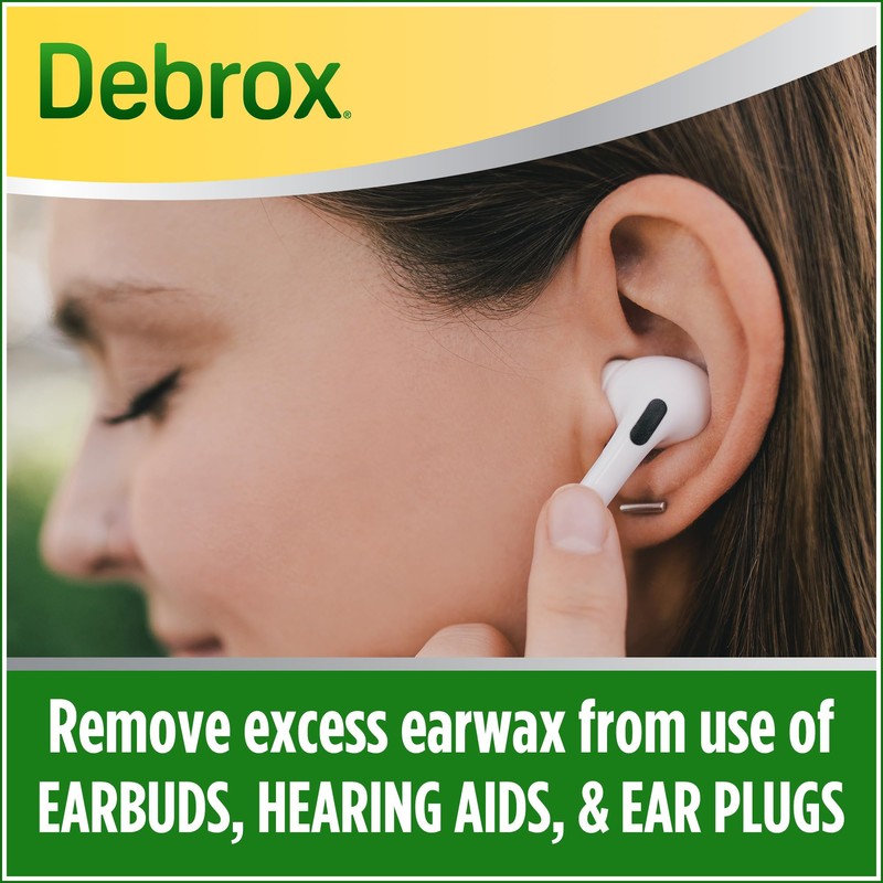 Debrox Ear Wax Removal Drops, Gentle Microfoam Ear Wax Remover